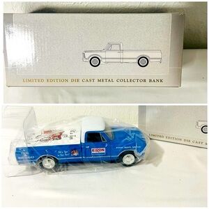 Vintage Limited Edition Die Cast Metal 1967 Chevrolet Pickup Blue Collectible